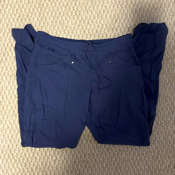 Lole Navy Track Pants Relaxed Fit Sz S - Picture 2 of 6